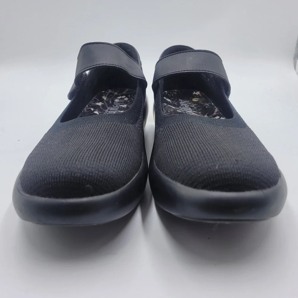 Alegria Black Mary Jane Knit Walking Comfort‎ Shoes Size 37 US 7-7.5 Casual Boho
